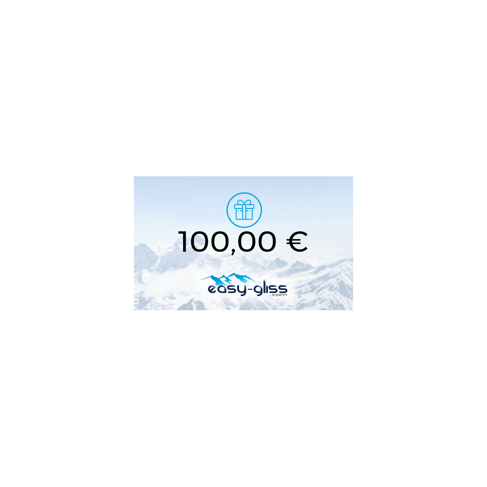 CARTE CADEAU EASY-GLISS 100€