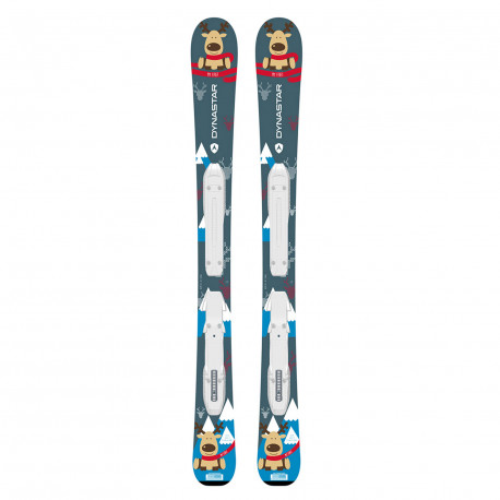 SKI MY FIRST + FIXATIONS KID-X 4 B76 BLACK/WHITE