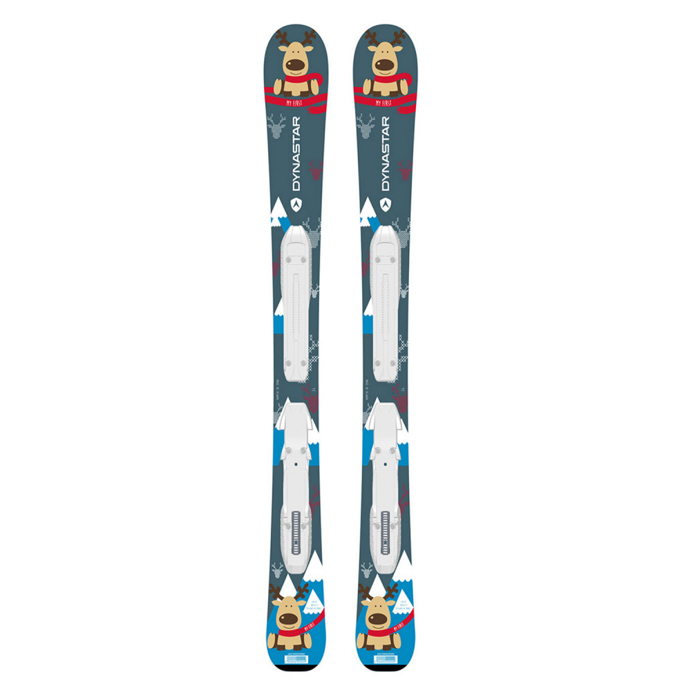 SKI MY FIRST + FIXATIONS KID-X 4 B76 BLACK/WHITE