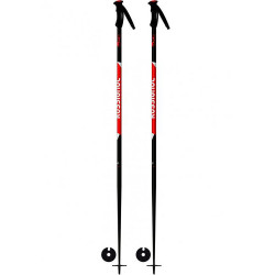 BATONS DE SKI TACTIC BLACK/RED