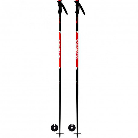 BATONS DE SKI TACTIC BLACK/RED