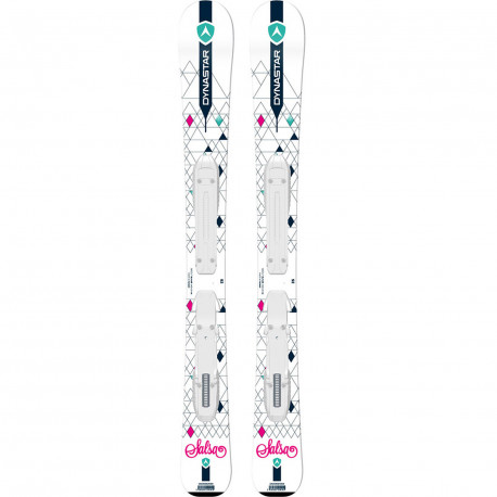 SKI SALSA BABY + FIXATIONS KID-X 4 B76 WHITE/SILVER