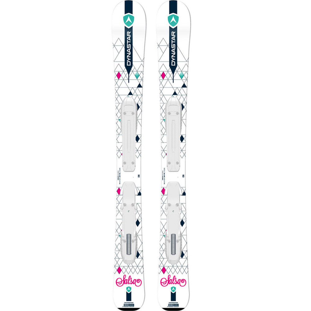 SKI SALSA BABY + FIXATIONS KID-X 4 B76 WHITE/SILVER