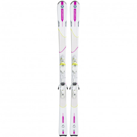 SKI INTENSE 6 + FIX XPRESS W 11 B83 WHITE/CITRON SKI INTENSE 6 + FIX XPRESS W 11 B83 WHITE/CITRON