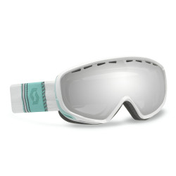 MASQUE DE SKI DANA SILVER CHROME RIBBON WHITE