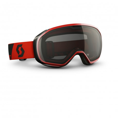 MASQUE DE SKI FIX BLACK CHROME NEON RED