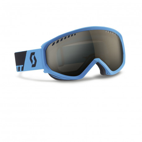 MASQUE DE SKI FAZE SILVER CHROME NEON BLUE