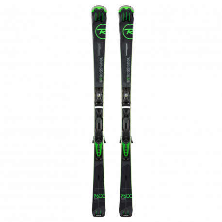 SKI PURSUIT 600 BASALT + FIXATIONS LOOK NX12 FLUID B80 BLACK/GREEN