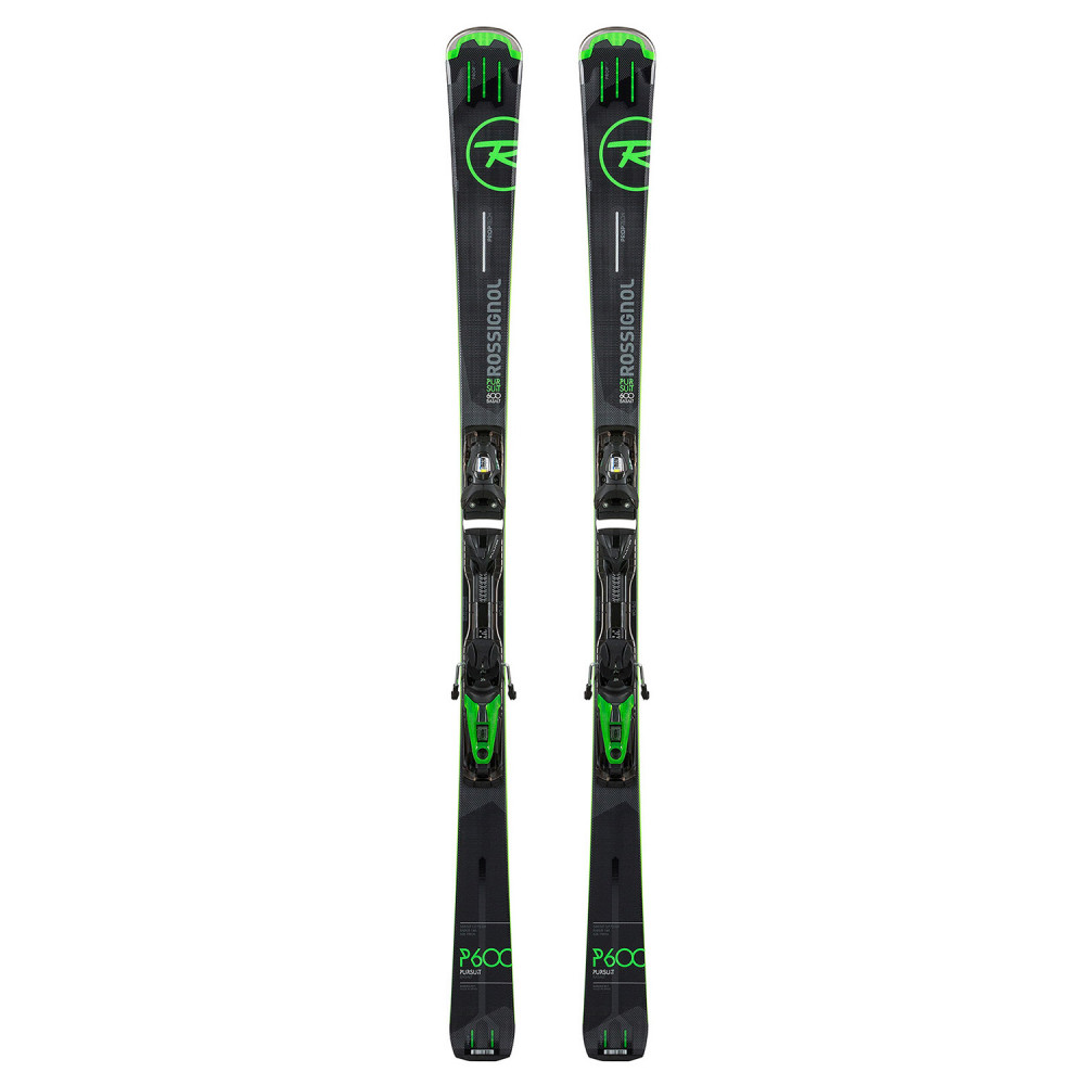 SKI PURSUIT 600 BASALT + FIXATIONS LOOK NX12 FLUID B80 BLACK/GREEN