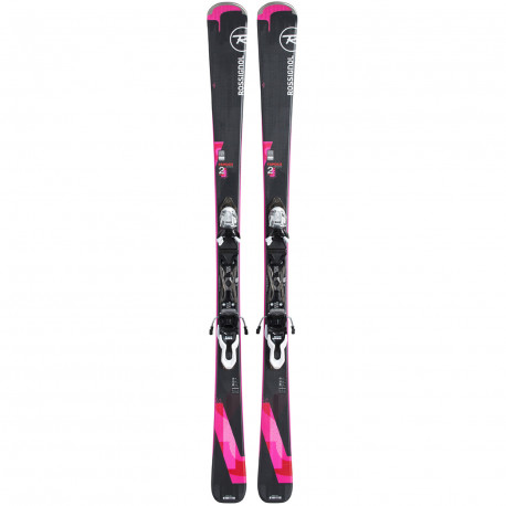 SKI FAMOUS 2 + FIXATIONS LOOK XPRESS W 10 B83 BLACK/NEUTRAL