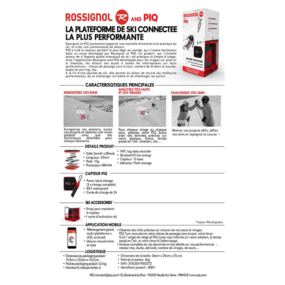 CAPTEUR DE PERFORMANCE PIQ