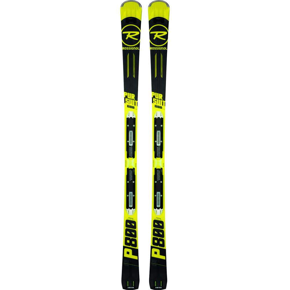 SKI PURSUIT 800 TI CAM + FIXATIONS SPX 12 KONECT DUAL WTR B80 BLACK YELLOW