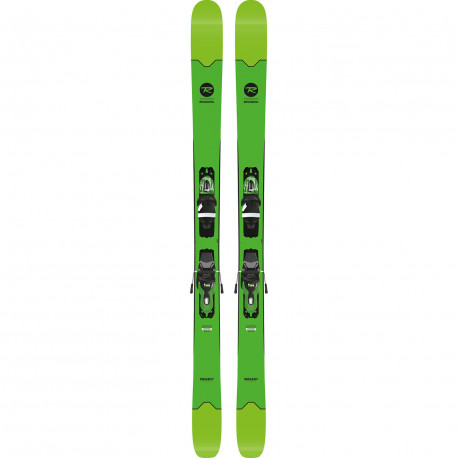 SKI SMASH 7 + FIXATIONS XPRESS 11 B93 BLACK GREEN