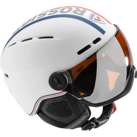 CASQUE DE SKI VISOR SINGLE LENSE WHITE