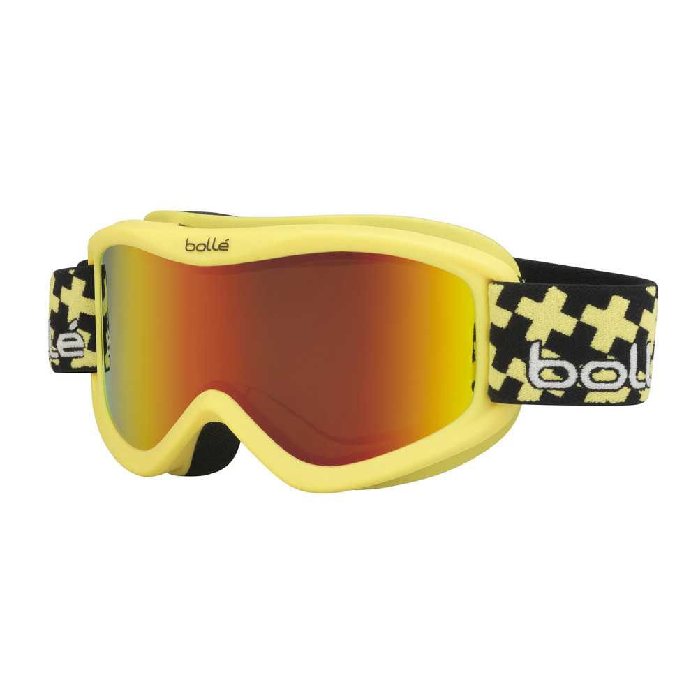 MASQUE DE SKI VOLT PLUS MATTE YELLOW CROSS SUNRISE