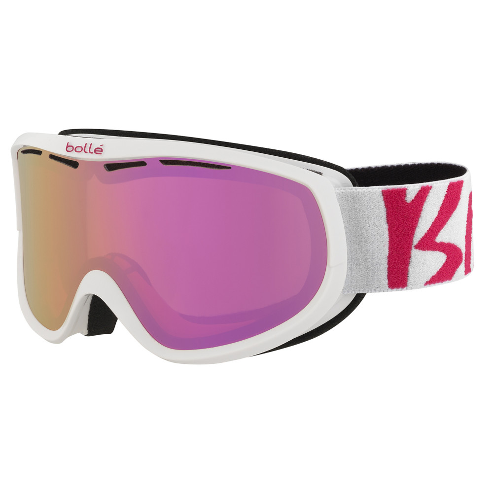 MASQUE DE SKI SIERRA WHITE AND PINK ROSE GOLD