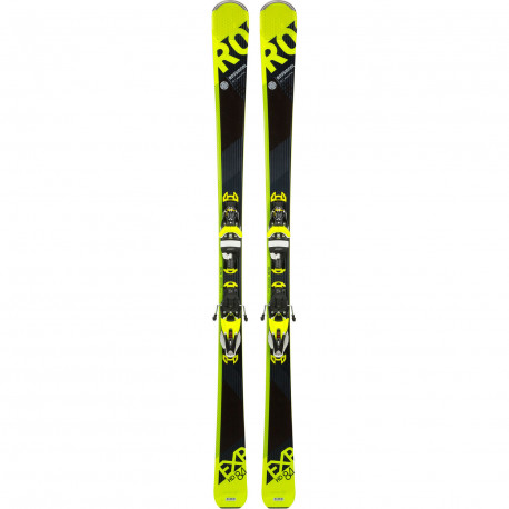 SKI EXPERIENCE 84 HD + FIXATIONS NX 12 KONECT DUAL WTR B90 BLACK YELLOW