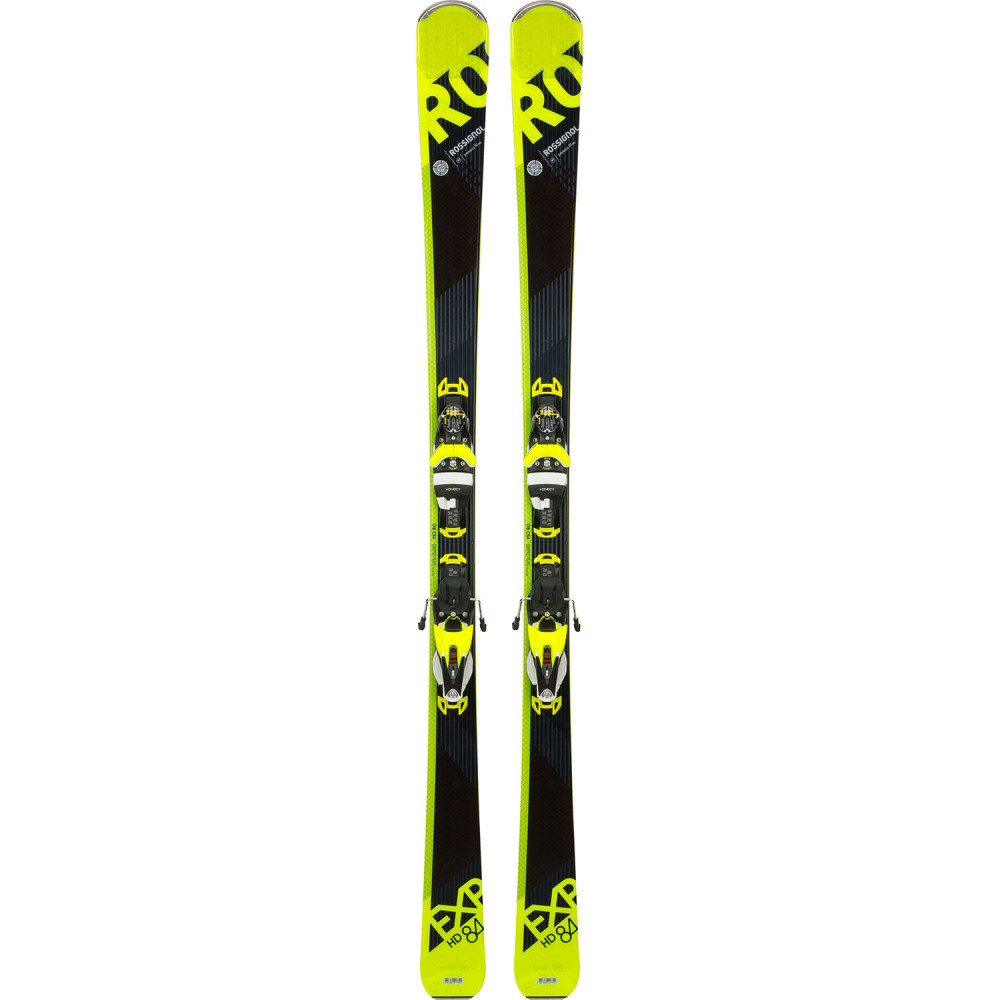 SKI EXPERIENCE 84 HD + FIXATIONS NX 12 KONECT DUAL WTR B90 BLACK YELLOW