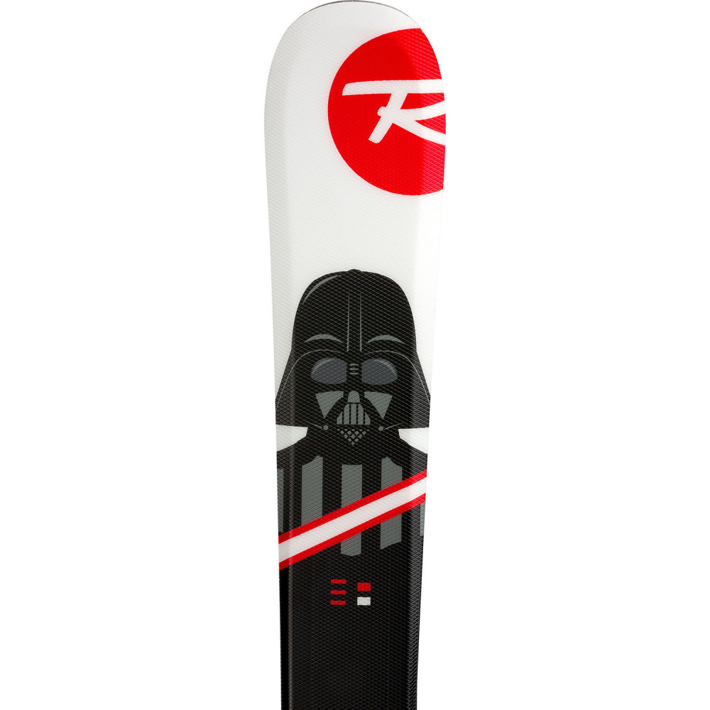 SKI STAR WARS + FIXATIONS KID-X 4 B76 BLACK WHITE