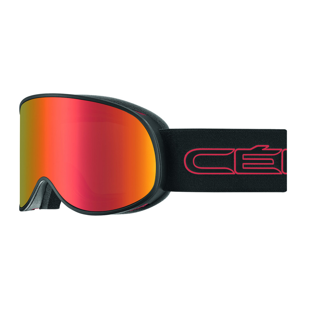 MASQUE DE SKI ATTRACTION MATT BLACK RED 2 ECRANS