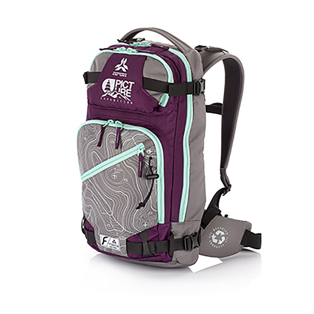 SAC A DOS TECHNIQUE PICTURE BACKPACK CALGARY 22 PURPLE GREY