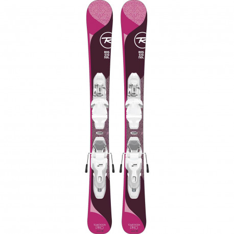 ESQUÍ TEMPTATION PRO + FIJACIONES XPRESS JR 7 B83 WHITE SILVER