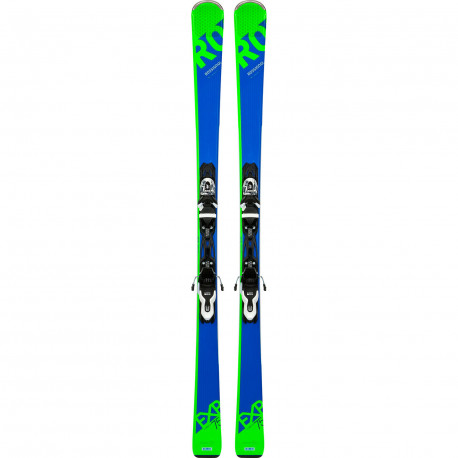 SKI EXPERIENCE 75 CARBON BLUE + FIXATIONS XPRESS 10 B83 BLACK WHITE