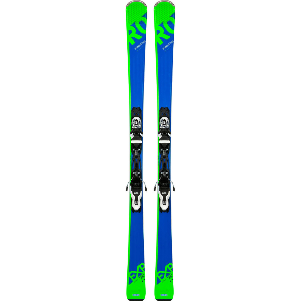 SKI EXPERIENCE 75 CARBON BLUE + FIXATIONS XPRESS 10 B83 BLACK WHITE