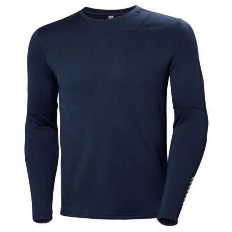 PULL LIFA MERINO CREW EVENING BLUE