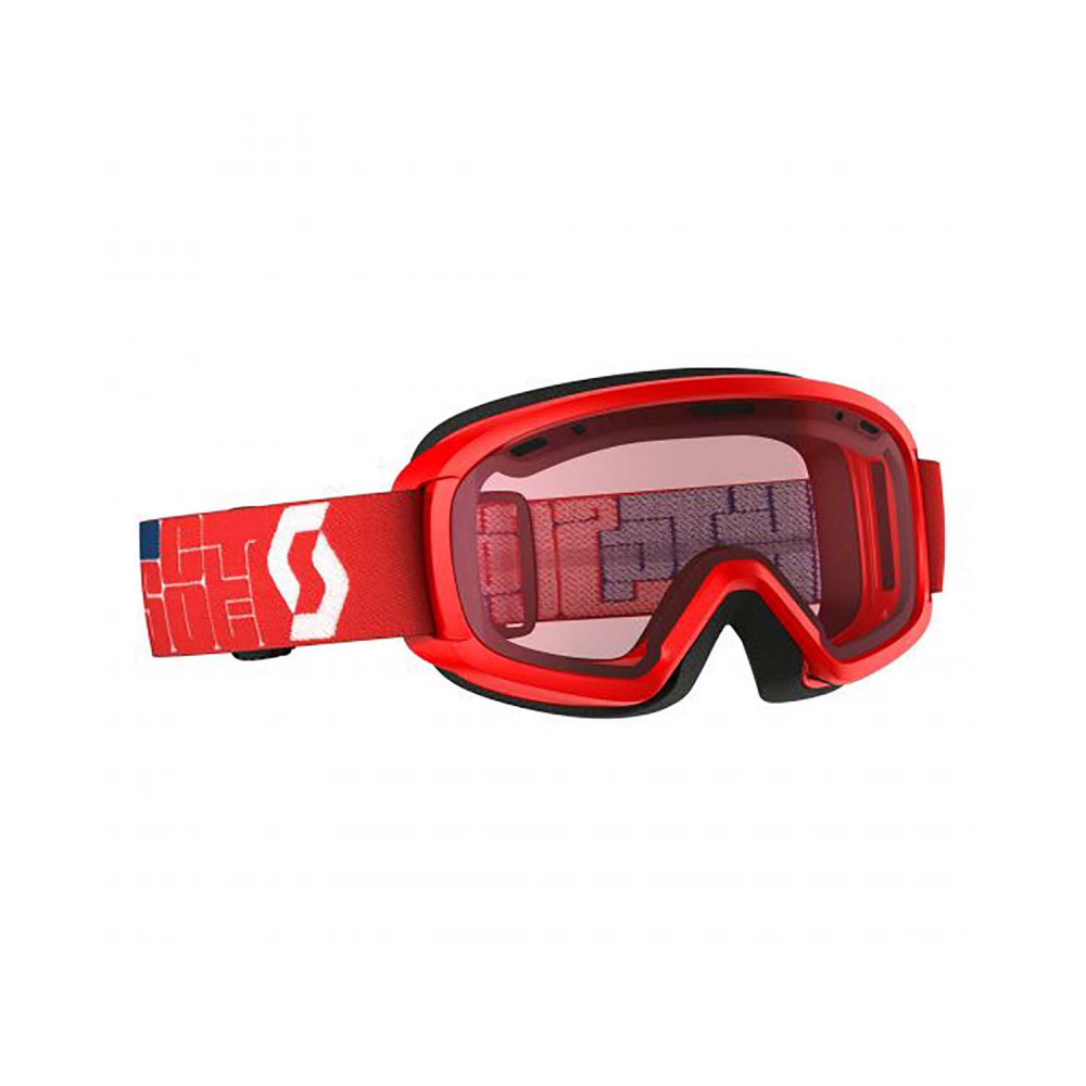 MASQUE DE SKI JR WITTY RED AMPLIFIER SILVER CHROME