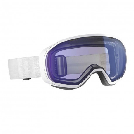 MASQUE DE SKI FIX WHITE ILLUMINATOR BLUE CHROME