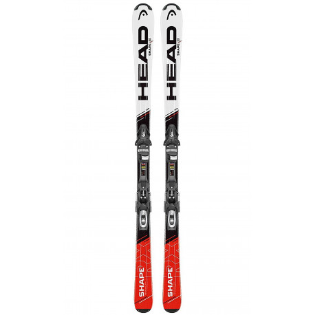 SKI SHAPE RX + FIXATIONS SP 10 ABS PM SOLID BLACK/ANTHRACITE