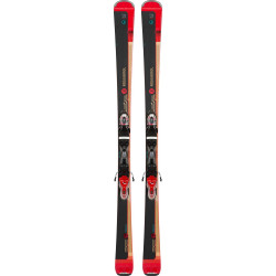 SKI FAMOUS 6 + FIXATIONS XPRESS W 11 B83 BLACK/RED