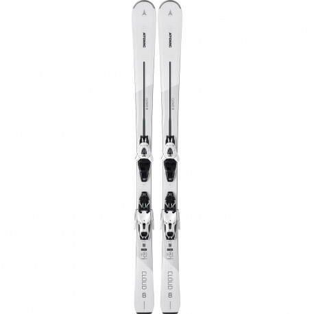 SKI CLOUD 8 + FIXATIONS E LITHIUM 10 WHITE/TRANSP.