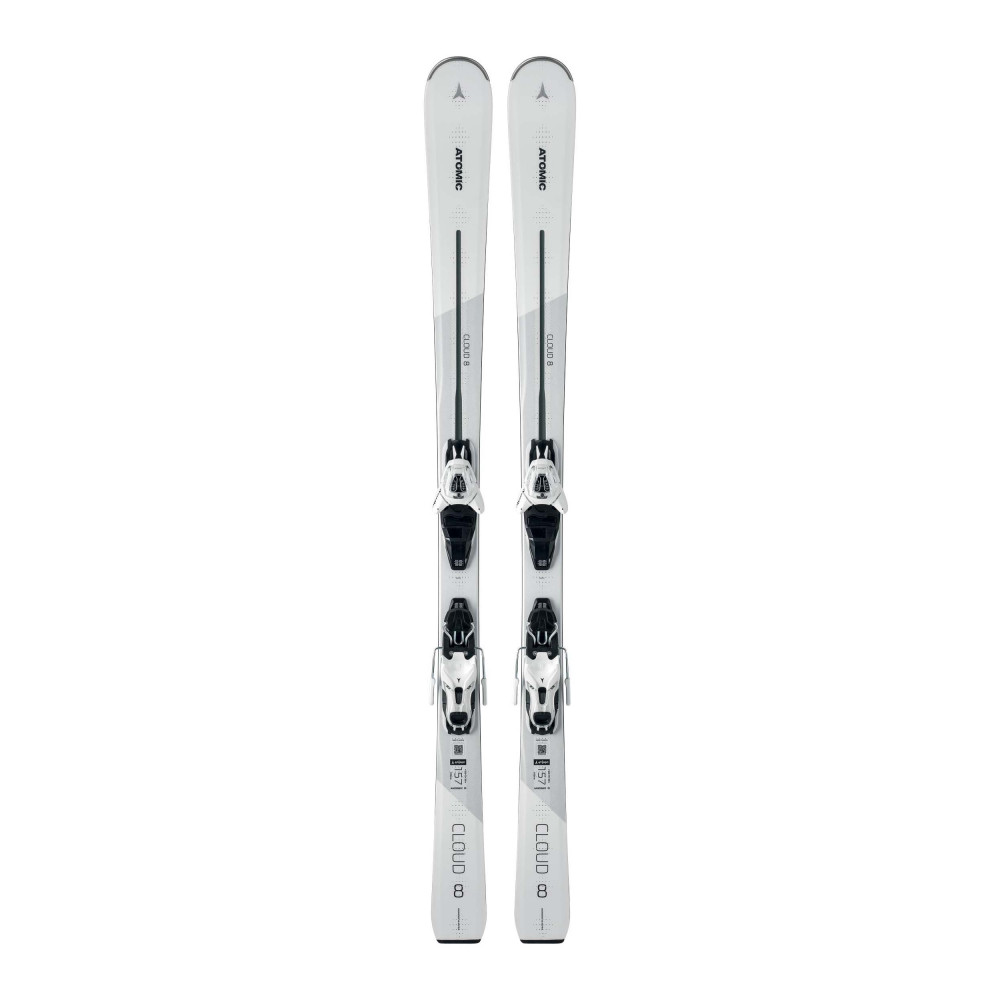 SKI CLOUD 8 + FIXATIONS E LITHIUM 10 WHITE/TRANSP.