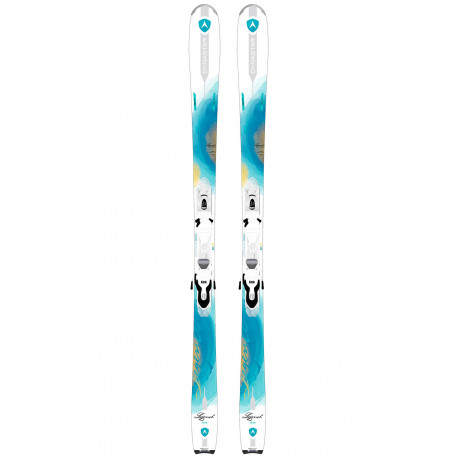 SKI LEGEND W80 LIGHT + FIXATIONS  XPRESS W 11 B83 WHITE/SPARKLE