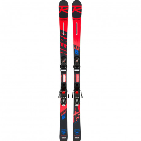 SKI HERO ATHLETE GS PRO (R20 PRO) + FIJACIONES NX JR 7 NEGRO/ICON