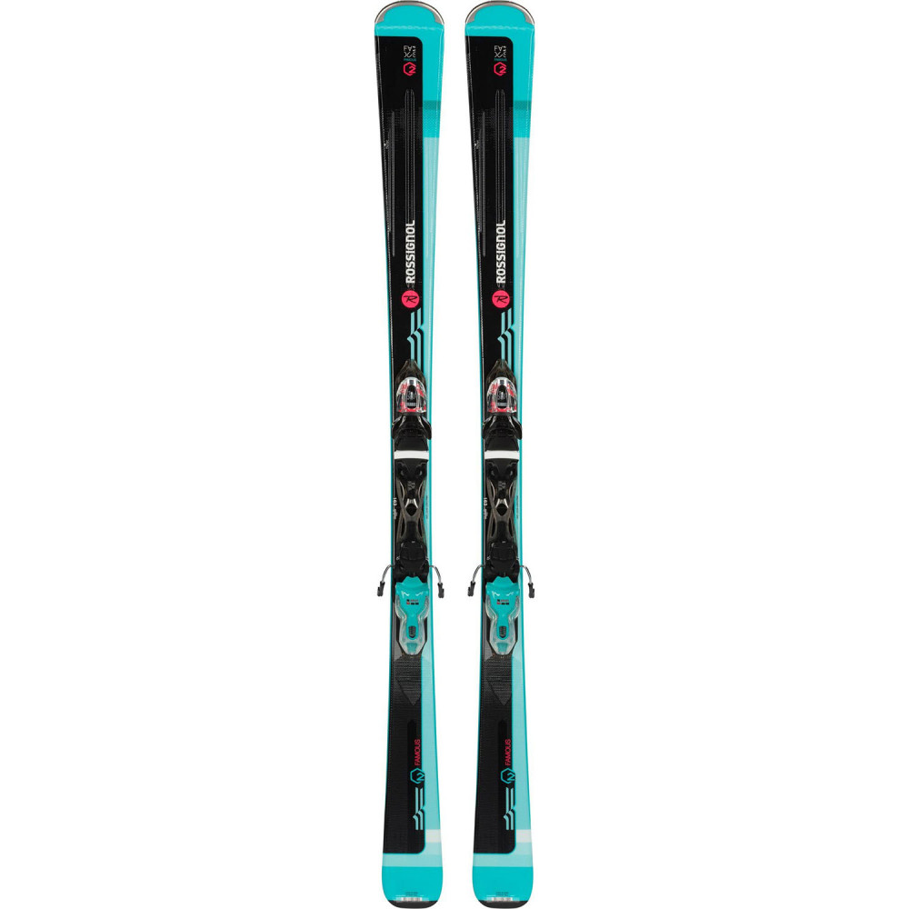 SKI FAMOUS 2 + BINDUNGEN XPRESS W 10 B83 BLACK/BLUE