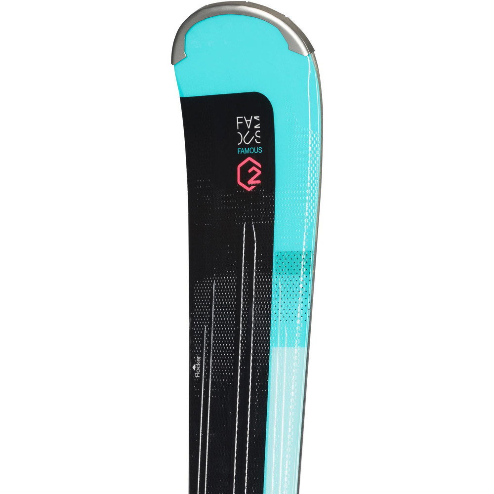 SKI FAMOUS 2 + BINDUNGEN XPRESS W 10 B83 BLACK/BLUE