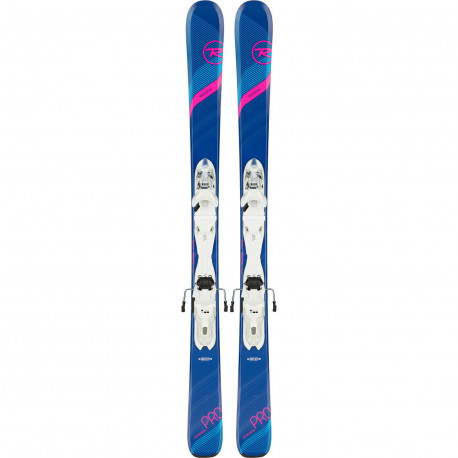 SKI EXPERIENCE PRO W + FIXATIONS XPRESS JR 7 B83 WHITE/SILVER