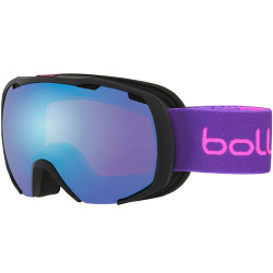 MASQUE DE SKI ROYAL MATTE BLACK & PURPLE SPRAY AURORA