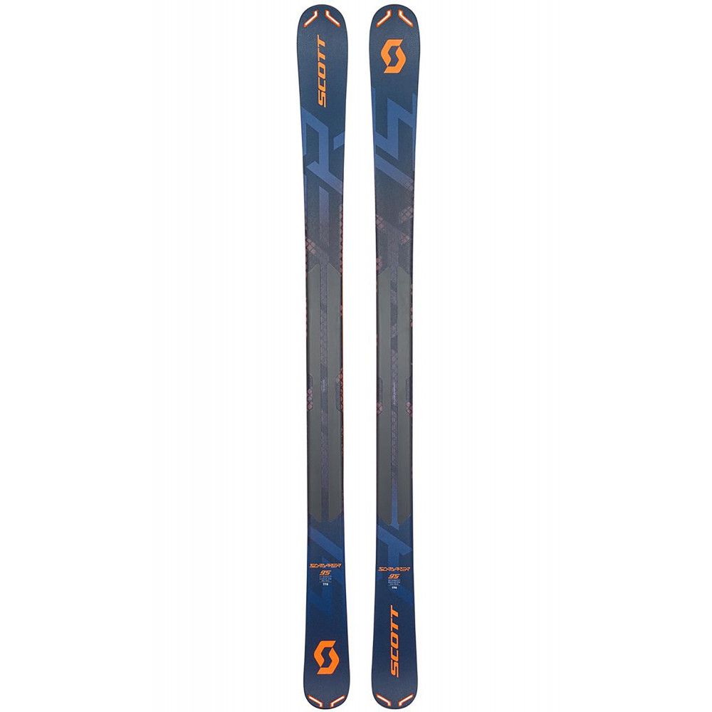 SKI SCRAPPER 95 + FIXATIONS GRIFFON 13 ID 110 MM BLACK 