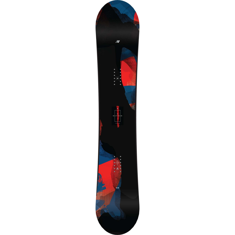 SNOWBOARD RAYGUN + FIXATIONS SONIC BLACK  - Taille: L