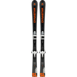 SKI TEAM COMP + FIXATIONS XPRESS JR 7 B83 BLACK/WHITE