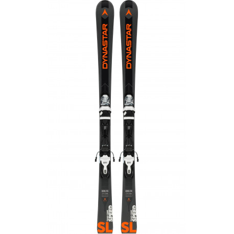 SKI TEAM COMP + BINDINGS XPRESS JR 7 B83 BLACK/WHITE