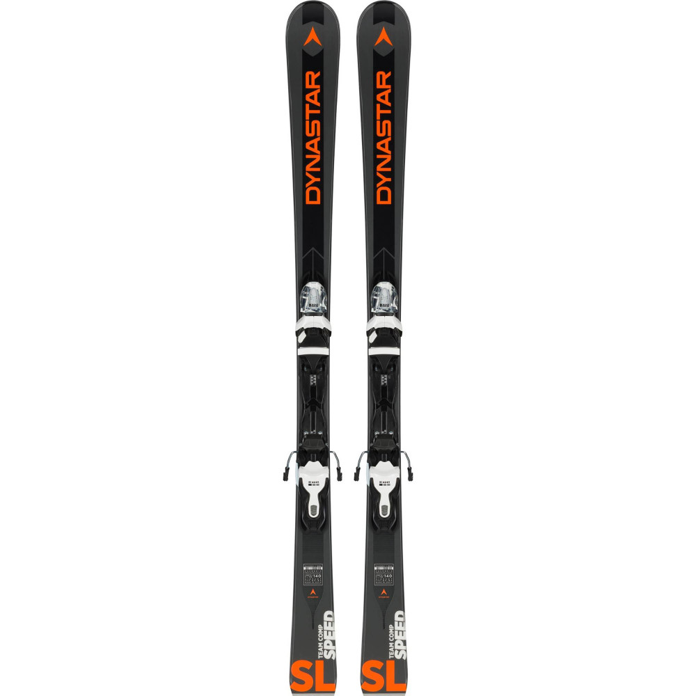 SKI TEAM COMP + BINDINGS XPRESS JR 7 B83 BLACK/WHITE