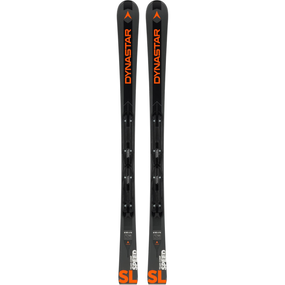 SKI TEAM COMP + FIXATIONS KID-X 4 B76 BLACK/WHITE