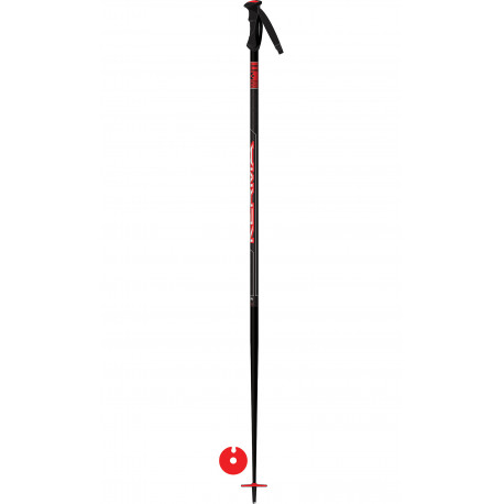 BATONS DE SKI VECTOR BLACK-RED