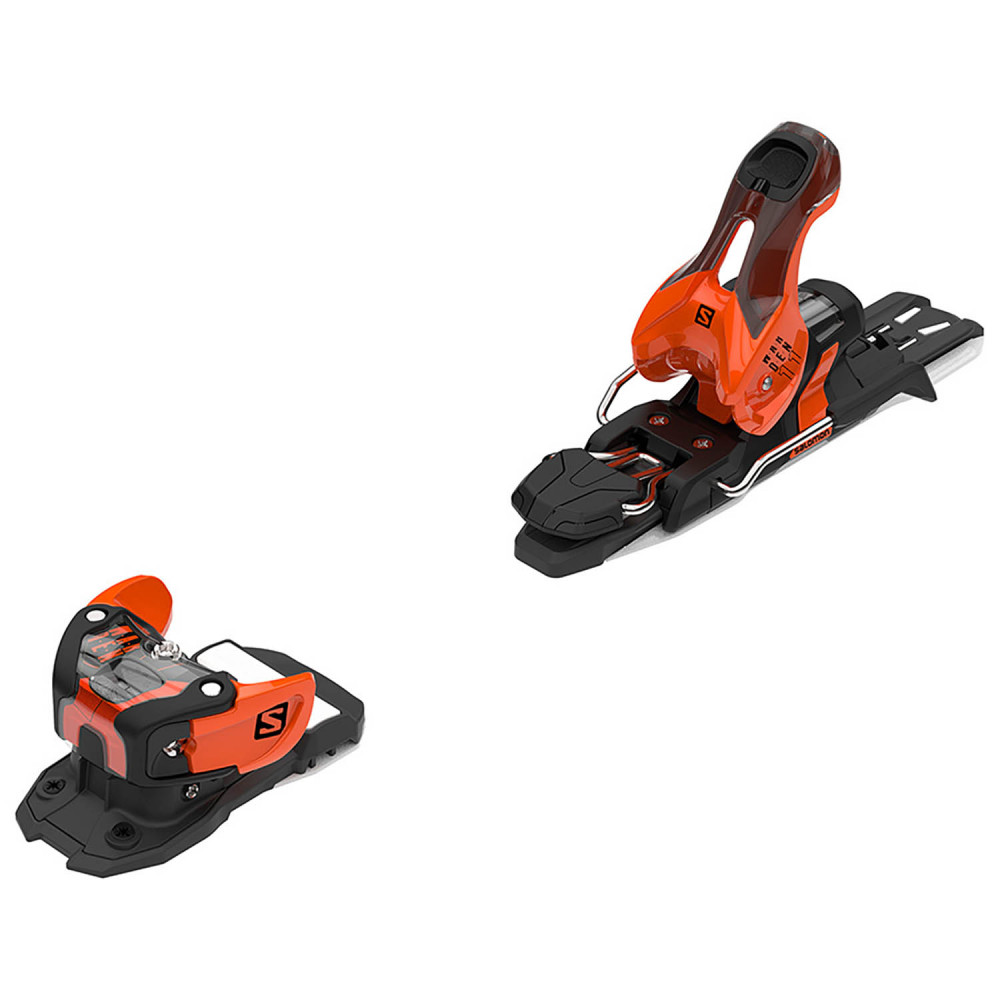 SKI MONSTER 83 TI + FIXATIONS SALOMON WARDEN 11 ORANGE BLACK L100