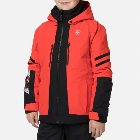 VESTE DE SKI BOY COURSE JKT CRIMSON